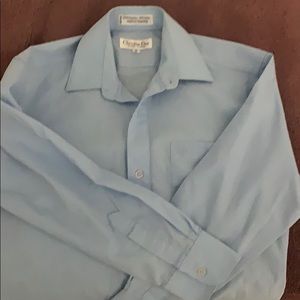 Christian Dior  blue dress shirt, size 10